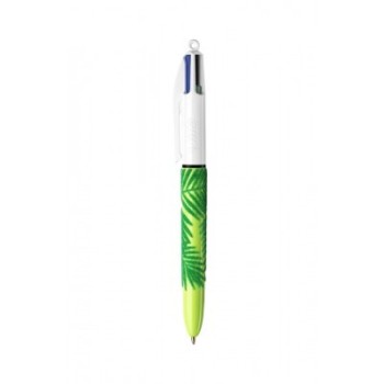 Penna a Sfera BIC 4 Colori Velours Verde | Cloclorinda.it