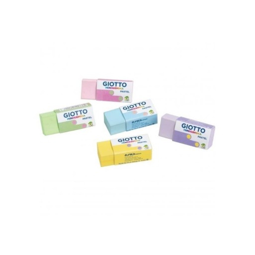 Gomme da Cancellare Giotto Pastel Colori Pastello minigomma| Cloclorinda.it