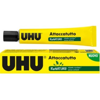 COLLA ATTACCATUTTO RE-NATURE SENZA SOLVENTI 20 ML UHU | Cloclorinda.it