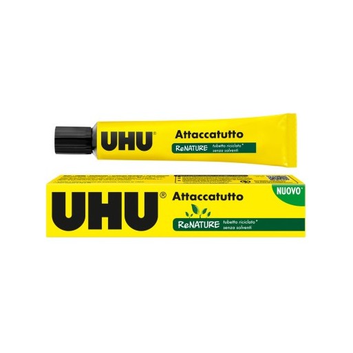 COLLA ATTACCATUTTO RE-NATURE SENZA SOLVENTI 20 ML UHU | Cloclorinda.it