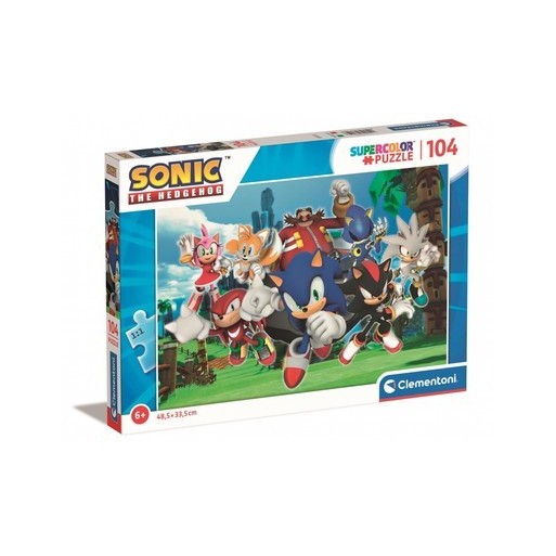 Puzzle 104 Sonic CLEMENTONI| Cloclorinda.it