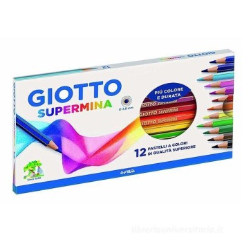 Confezione 12 pastelli Giotto Supermina | Cloclorinda.it