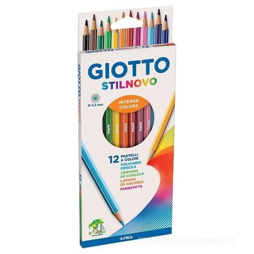 Confezione 12 pastelli Giotto Stilnovo | Cloclorinda.it