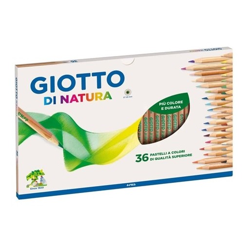 Pastelli Di Natura Giotto - assortiti - conf. 36 | Cloclorinda.it