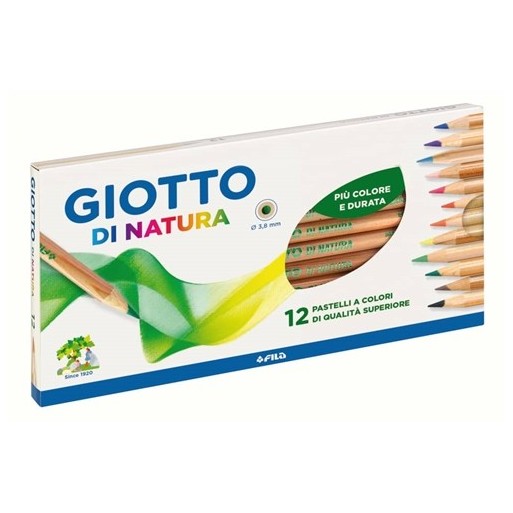 Pastelli Di Natura Giotto - assortiti - conf. 12 | Cloclorinda.it