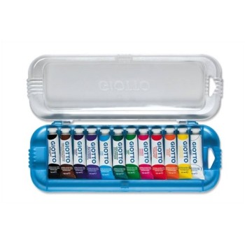 Tubetti tempera Giotto - 7,5 ml - assortito - 302500 (conf.12) | Cloclorinda.it