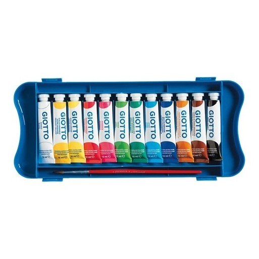 Tubi tempera Giotto - 12 ml - conf. 12 | Cloclorinda.it