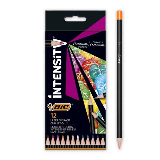 Matite colorate bic intensity premium | Cloclorinda.it