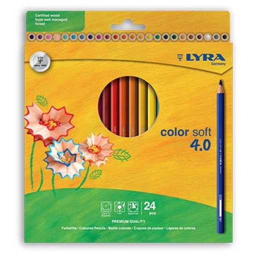 Lyra color soft 4.0 - astuccio 24 pastelli | Cloclorinda.it