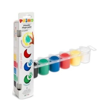 FINGER PAINTS - 6 COLORS - 25ml - PRIMO | Cloclorinda.it