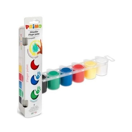 FINGER PAINTS - 6 COLORS - 25ml - PRIMO | Cloclorinda.it