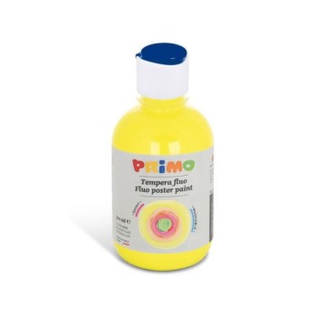 Tempera in bottiglia Primo primi passi 300 ml giallo fluo | Cloclorinda.it
