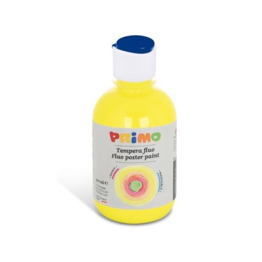 Tempera in bottiglia Primo primi passi 300 ml giallo fluo | Cloclorinda.it