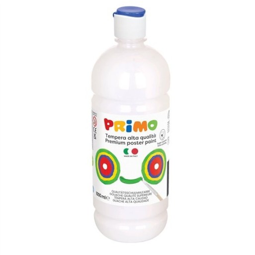 Colori a Tempera Primo 1000 ml. Bianco | Cloclorinda.it