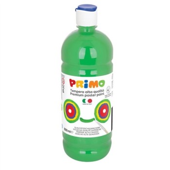 Colori a Tempera Primo 1000 ml. Verde Brillante | Cloclorinda.it