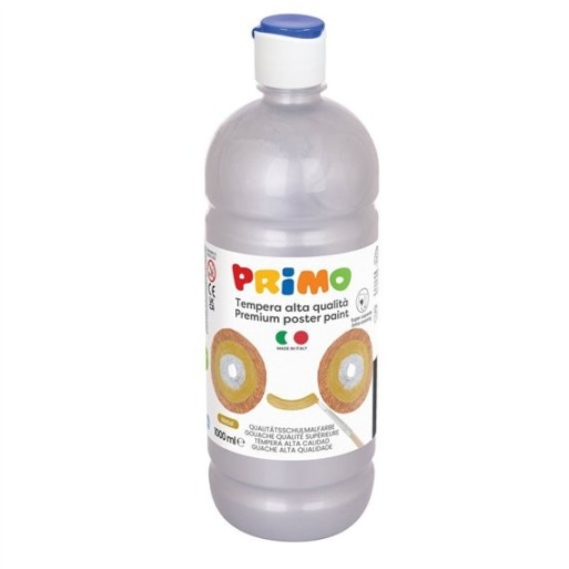 Colori a Tempera Primo 1000 ml. Argento | Cloclorinda.it