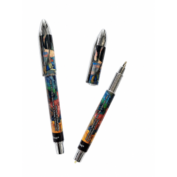 Penna a sfera Haltadefinizione con decorazione artistica | Cloclorinda.it