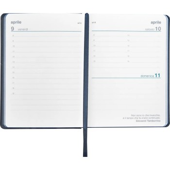 Agenda 12 Mesi 2027 Mini Giornaliera - COMIX Allure Blu | Cloclorinda.it