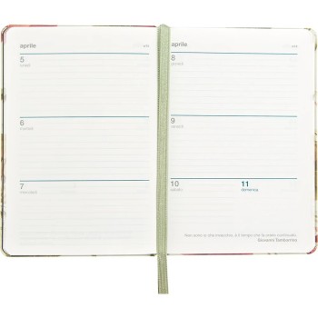 Agenda 12 Mesi 2027 Medium Settimanale - COMIX Bloom Bianco | Cloclorinda.it