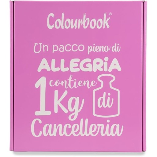 Box sorpresa 1kg cancelleria assortita Rosa | Cloclorinda.it