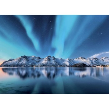 Puzzle + Poster Aurora Borealis 1500 pezzi | Cloclorinda.it