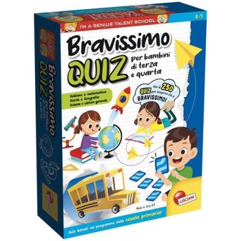 I'm A Genius Bravissimo Quiz Ass 8-9 | Cloclorinda.it