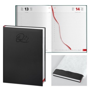 Agenda 2027 Femmena Giornaliera SDS 21x29,7 cm – Nero, 400 Pagine | Cloclorinda.it