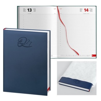 Agenda 2027 Femmena Giornaliera SDS 21x29,7 cm – Blu, 400 Pagine| Cloclorinda.it