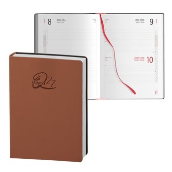 Agenda 2027 Femmena Giornaliera SDS 15x21 cm – Cuoio, 416 Pagine | Cloclorinda.it
