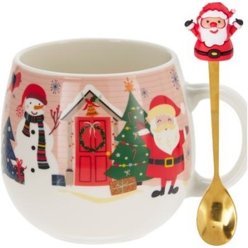 Tazza Natalizia con Cucchiaio | Cloclorinda.it