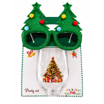 Set di tazza e bicchieri natalizi da 460 ml | Cloclorinda.it