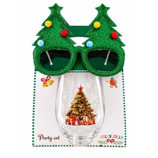 Set di tazza e bicchieri natalizi da 460 ml | Cloclorinda.it